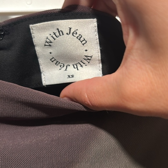 WITH JEAN Luna mesh mini skirt - Picture 2 of 7